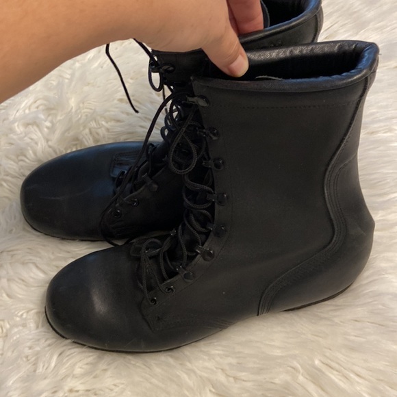 WELLCO Combat Man 🥾 size 12 1/2 R in very good condition real leather - Picture 2 of 16